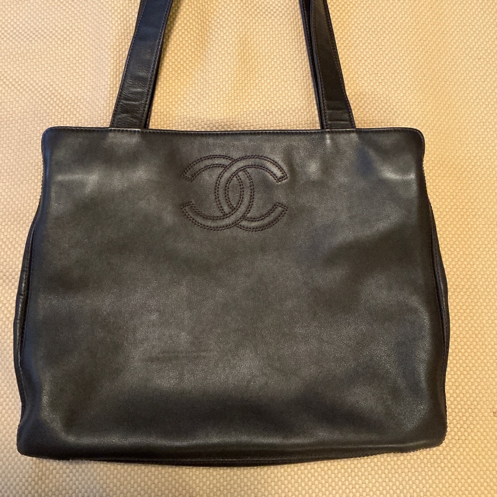 CHANEL Cocomark Timeless Brown Tote or Shoulder Bag - Vintage